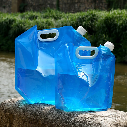 10LOutdoor Foldable Folding Collapsible Drinking Car Water Bag Carrier Container Outdoor Camping Hiking Picnic Emergency Kits 5L