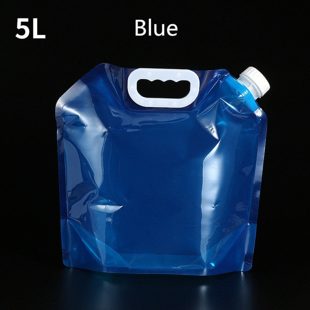 10LOutdoor Foldable Folding Collapsible Drinking Car Water Bag Carrier Container Outdoor Camping Hiking Picnic Emergency Kits 5L
