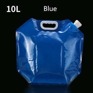 10LOutdoor Foldable Folding Collapsible Drinking Car Water Bag Carrier Container Outdoor Camping Hiking Picnic Emergency Kits 5L