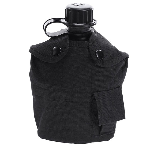 Hot Heavy Cover Army Water Bottle Aluminum Cooking Cup US 1L Military Canteen Camping Hiking Survival Kettle Outdoor Tableware