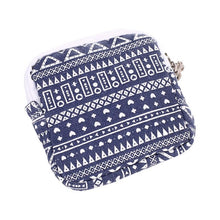 Load image into Gallery viewer, 1pc Multi-functional Wet Bag Reusable Napkin Bag for Cloth Pads Menstrual Pad Sanitary Pads Bags Coin Makeup Bag Makeup Tool Kit