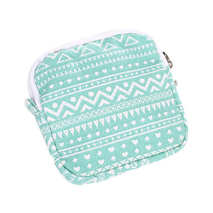 1pc Multi-functional Wet Bag Reusable Napkin Bag for Cloth Pads Menstrual Pad Sanitary Pads Bags Coin Makeup Bag Makeup Tool Kit