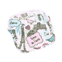 Load image into Gallery viewer, 1pc Multi-functional Wet Bag Reusable Napkin Bag for Cloth Pads Menstrual Pad Sanitary Pads Bags Coin Makeup Bag Makeup Tool Kit