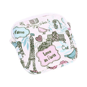 1pc Multi-functional Wet Bag Reusable Napkin Bag for Cloth Pads Menstrual Pad Sanitary Pads Bags Coin Makeup Bag Makeup Tool Kit