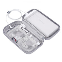 Load image into Gallery viewer, PLEEGA Portable Power Source Storage Bag Digital Cable,Data Line Storage Bags Earphone Pouch Outdoor Travel Organizer