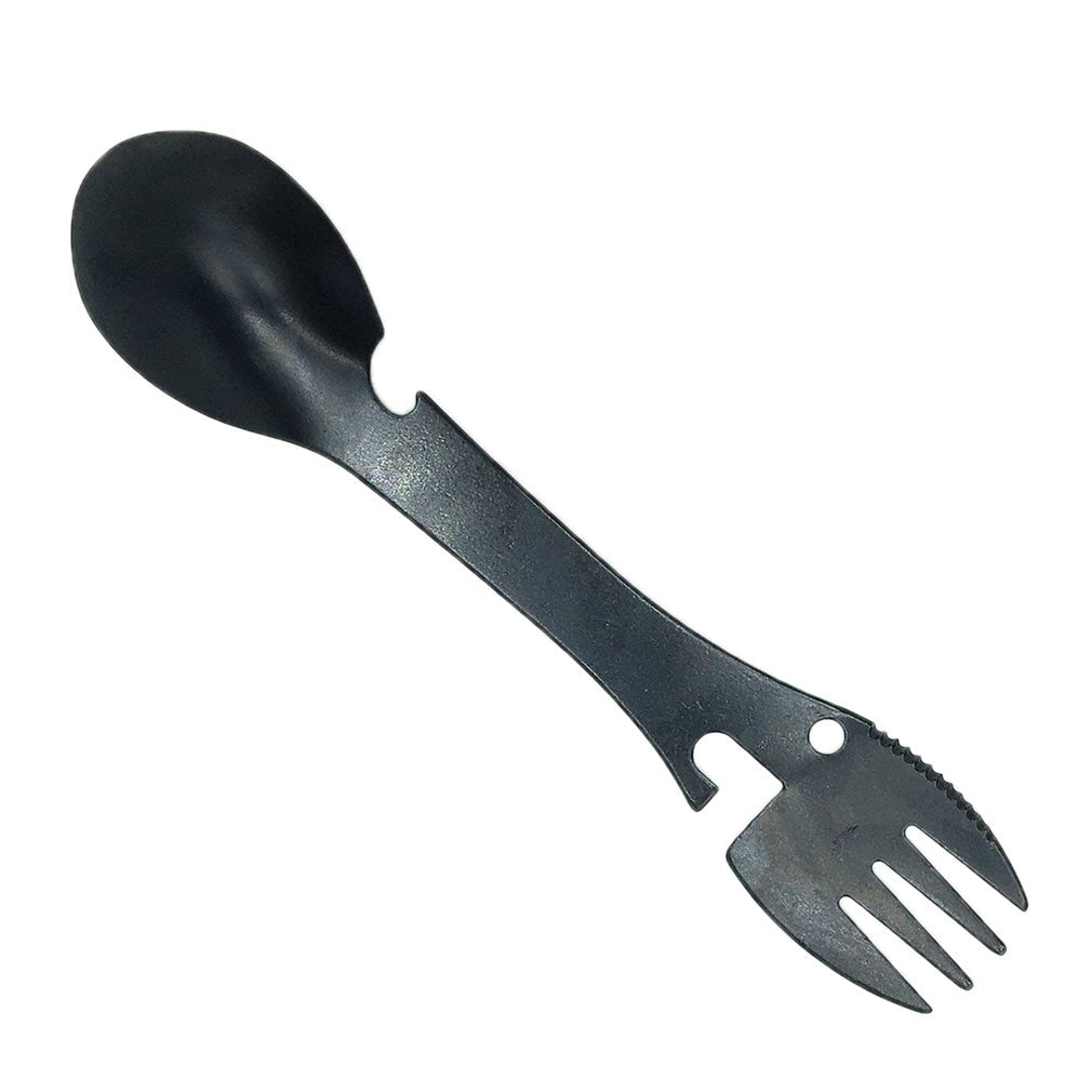 Portable Fork Spoon Outdoor Tableware Bottle Opener Can Opener Stainless Steel Steak Knife Tourist Camping Multi-function new