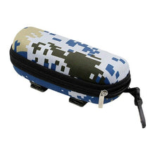 Load image into Gallery viewer, Camouflage Sunglasses Case Outdoor Portable Zipper Glasses Case Belt Sunglasses Organizer Storage Box For Outdoor Camping Hiking