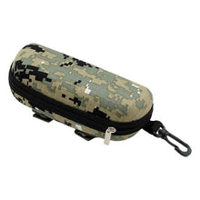 Load image into Gallery viewer, Camouflage Sunglasses Case Outdoor Portable Zipper Glasses Case Belt Sunglasses Organizer Storage Box For Outdoor Camping Hiking