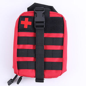 Portable Military First Aid bag Emergency Case Tactical Waist Pack Camping Climbing Bag Outdoor Bag Water Resistant For Hiking