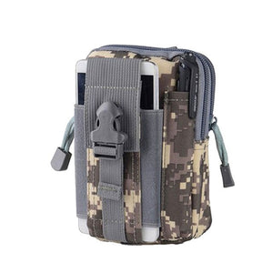 Sport Casual Tactical Military Outdoor Camping Belt Molle Waist Bag Men Sport Waist Pack Phone Cover Case Camping Hunting Bags