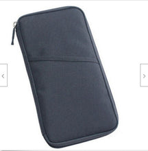 Load image into Gallery viewer, Multi-function travel passport wallet Credit ID card cash wallet multi-card slot Purse Holder Case Document Bag