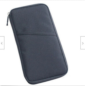 Multi-function travel passport wallet Credit ID card cash wallet multi-card slot Purse Holder Case Document Bag