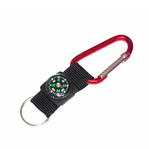 Outdoor mountain hang buckle Super practical minicarabiner keychain buckle hang buckle hanging with compass water bottle buckle