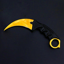Load image into Gallery viewer, 2019 CS GO Counter Strike Karambit Claw marble fade nife Sheath hunt camp tactical fight survive combat self defense hawkbill