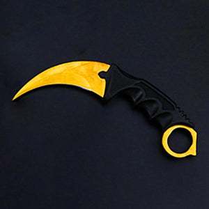 2019 CS GO Counter Strike Karambit Claw marble fade nife Sheath hunt camp tactical fight survive combat self defense hawkbill