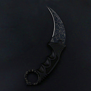 2019 CS GO Counter Strike Karambit Claw marble fade nife Sheath hunt camp tactical fight survive combat self defense hawkbill