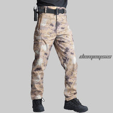 Load image into Gallery viewer, Outdoor Sport Softshell Tactical Pants Men Camouflage Hunting Clothes Military Pants For Camping Hiking Trouser