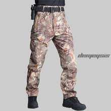 Load image into Gallery viewer, Outdoor Sport Softshell Tactical Pants Men Camouflage Hunting Clothes Military Pants For Camping Hiking Trouser