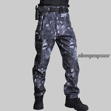 Load image into Gallery viewer, Outdoor Sport Softshell Tactical Pants Men Camouflage Hunting Clothes Military Pants For Camping Hiking Trouser