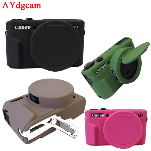 Nice Camera Video Bag For Canon G7XII G7X II G7X mark 3 G7X III G7XIII  Silicone Case Rubber Camera case Protective Cover Skin