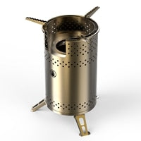 Load image into Gallery viewer, Portable Multi Fuel Wood Stove Kitchen Stainless Steel Camp for Camping Hiking Fishing fogao,Outdoor Camping Cooke Stove Picnic