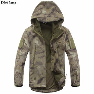 New Digital Camouflage Tactical Gear Military Army Jacket Men Softshell Waterproof Hunting Clothes Winter Sport Outdoor Jackets
