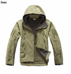 New Digital Camouflage Tactical Gear Military Army Jacket Men Softshell Waterproof Hunting Clothes Winter Sport Outdoor Jackets