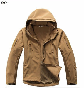 New Digital Camouflage Tactical Gear Military Army Jacket Men Softshell Waterproof Hunting Clothes Winter Sport Outdoor Jackets