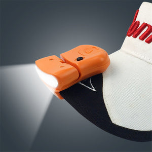 5LED Cap Hat Brim Clip Lamp Head Light Headlight Mounted Lights Outdoor Camping Hiking Fishing Headlamp