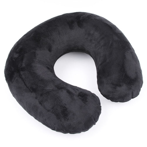 ISKYBOB 4 color U Shaped Neck Pillow Cushion Comfort Home Travel Car Neck Sleep Support Pain Relief Soft Travel Accessories