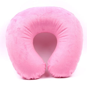 ISKYBOB 4 color U Shaped Neck Pillow Cushion Comfort Home Travel Car Neck Sleep Support Pain Relief Soft Travel Accessories