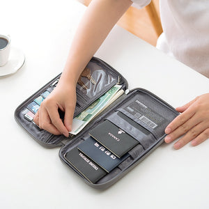 New Passport Travel Wallet Passport Holder Multi-Function Credit Card Package ID Document Multi-Card Storage Pack Clutch