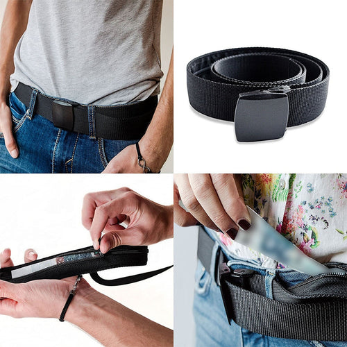Multi-function Anti Theft Bag Belt Secret Compartment Travel Portable Wallet Stash Hiding Belt Money Bag