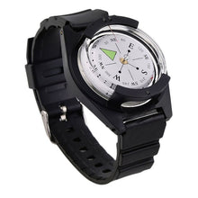 Load image into Gallery viewer, Tactical Wrist Compass Outdoor Camping Tool Survival Adventure Hiking Tourism Equipment Fishing Hunting Accessories Black Band