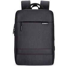 Load image into Gallery viewer, Mens Casual USB Charging Work Backpack Large Space Short Trip Male Waterproof Travel Luggage Bags 15.6 inch Laptop Back Pack