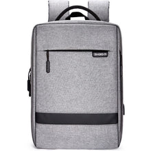 Load image into Gallery viewer, Mens Casual USB Charging Work Backpack Large Space Short Trip Male Waterproof Travel Luggage Bags 15.6 inch Laptop Back Pack