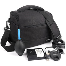 Load image into Gallery viewer, DSLR Camera Bag Fashion Polyester Shoulder Bag Camera Case For Canon Nikon Sony Lens Pouch Bag Waterproof Photography Photo Bag