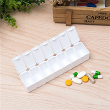 Load image into Gallery viewer, 1PCS 4 Row 28 Squares Weekly 7 Days Tablet Pill Box Holder Medicine Storage Organizer Container Case