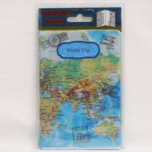 Load image into Gallery viewer, RFID World Trip Map Travel Passport Covers PVC Leather ID Card Bag Passport Holder Passport Wallets F056