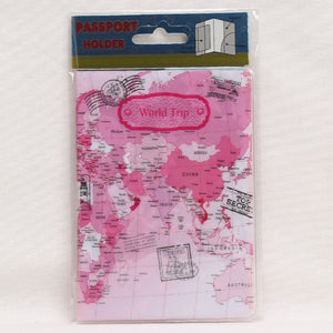 RFID World Trip Map Travel Passport Covers PVC Leather ID Card Bag Passport Holder Passport Wallets F056