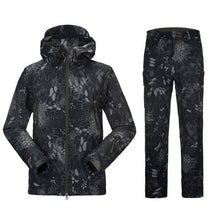 Load image into Gallery viewer, Man Winter Outdoor Hunting Sets Waterproof Softshell Tactical Camouflage Jackets + Pants Military Suits Man Sport Hikin Jacket