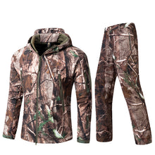 Load image into Gallery viewer, Man Winter Outdoor Hunting Sets Waterproof Softshell Tactical Camouflage Jackets + Pants Military Suits Man Sport Hikin Jacket