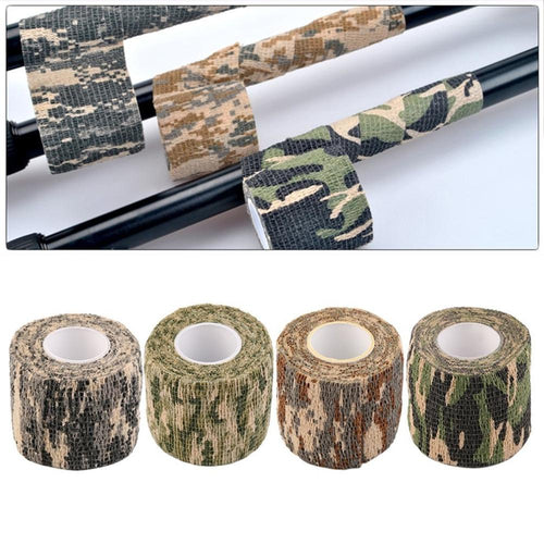 2019 New 1 Roll Men Army Adhesive Camouflage Tape Stealth Wrap Outdoor Hunting Dropshipping