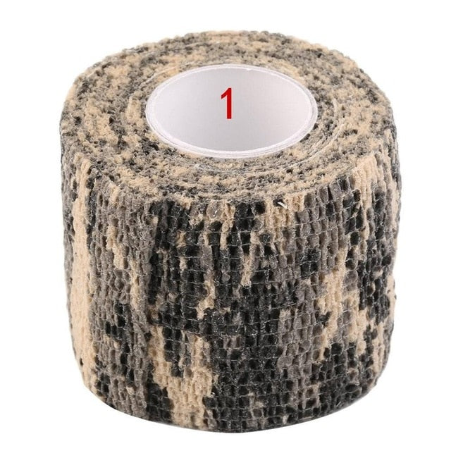 2019 New 1 Roll Men Army Adhesive Camouflage Tape Stealth Wrap Outdoor Hunting Dropshipping