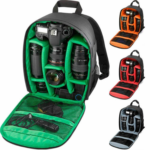 1CUJMH Multi-functional Camera Backpack Video Digital DSLR Bag Waterproof Outdoor Camera Bag Case for Nikon for Canon